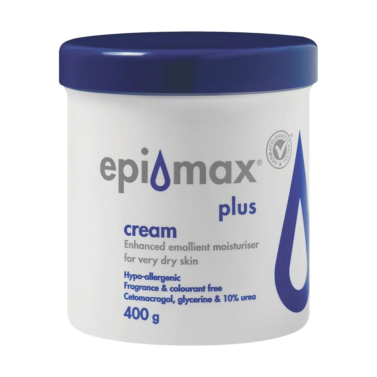 Epimax Plus Moisturiser For Dry Skin 400gm