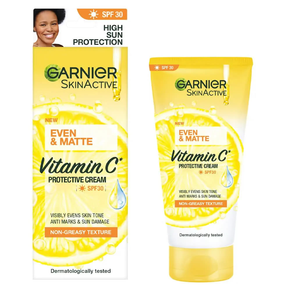 Garnier Even & Matte Vitamin C Protective Cream Spf30 -50ml
