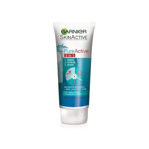 Garnier Pure Active 3-In-1 Wash, Scrub and Mask 150ml