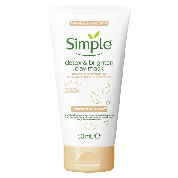 Simple Protect ‘n’ Glow Detox & Brighten Clay Mask