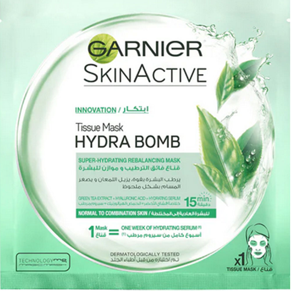 Garnier Bomb Tissue Mask Hyrdabomb