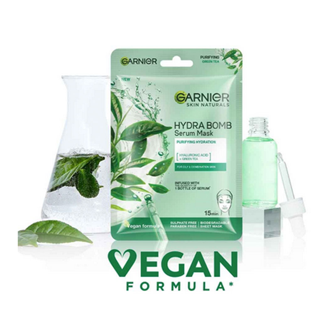 Garnier Hydrabomb Green Tea Tissue Mask