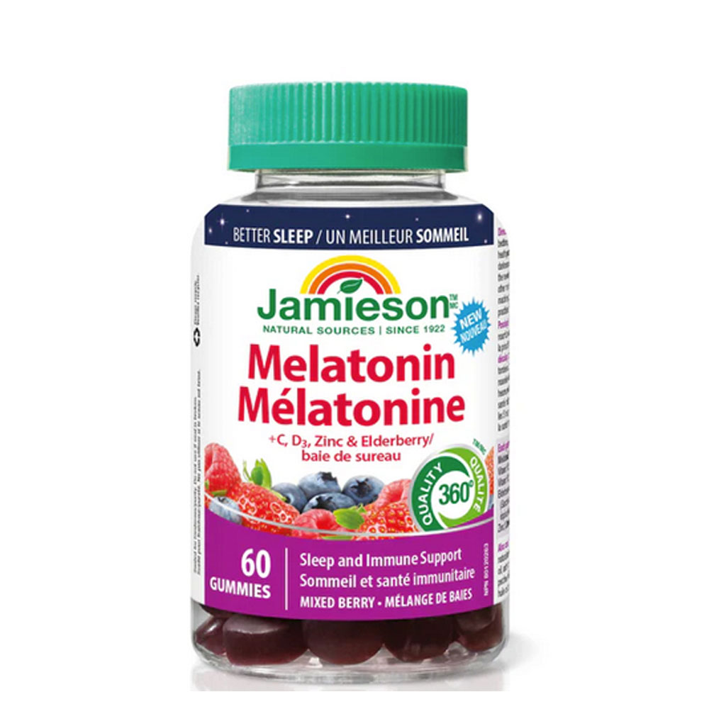 Jamieson Melatonin 5mg+immunity Gummies 60s