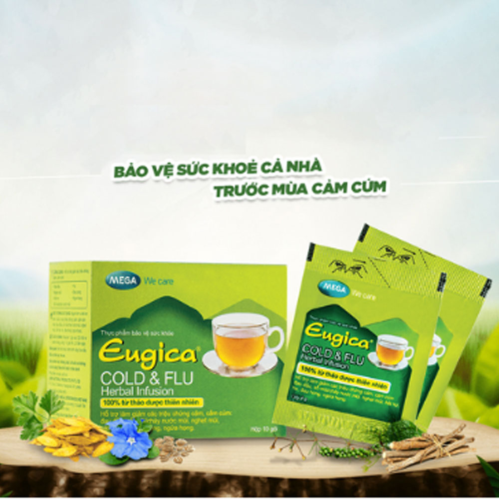 Eugica Herbal Cold & Flu Satchest 10s