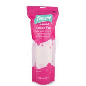 Femelle Round Cotton Pads 100s