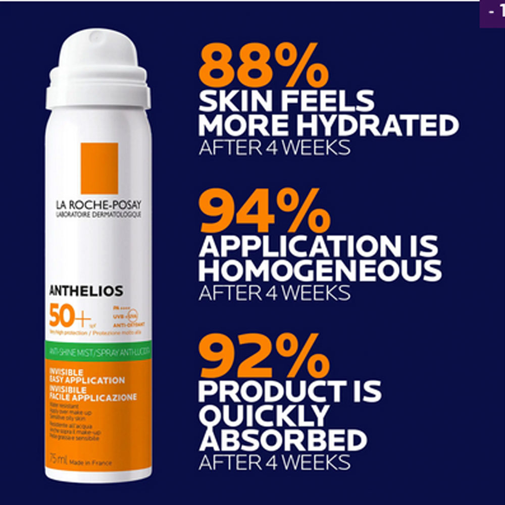 Laroche Anthelios Anti Shine Mist 75ml Spf 50+