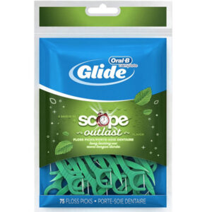 Oral B Glide Mint Floss Picks 75's
