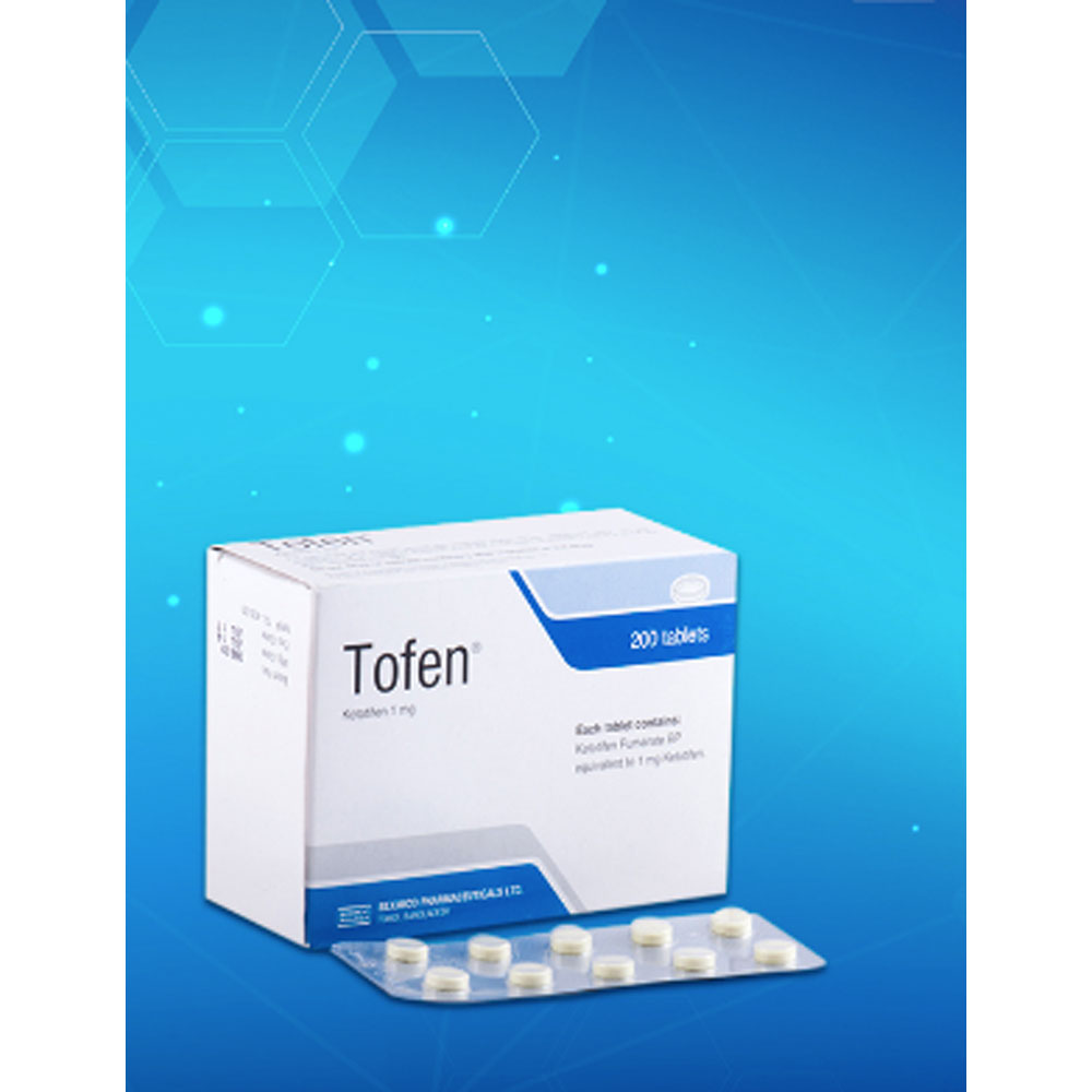 Tofen 1mg Tabs 210s