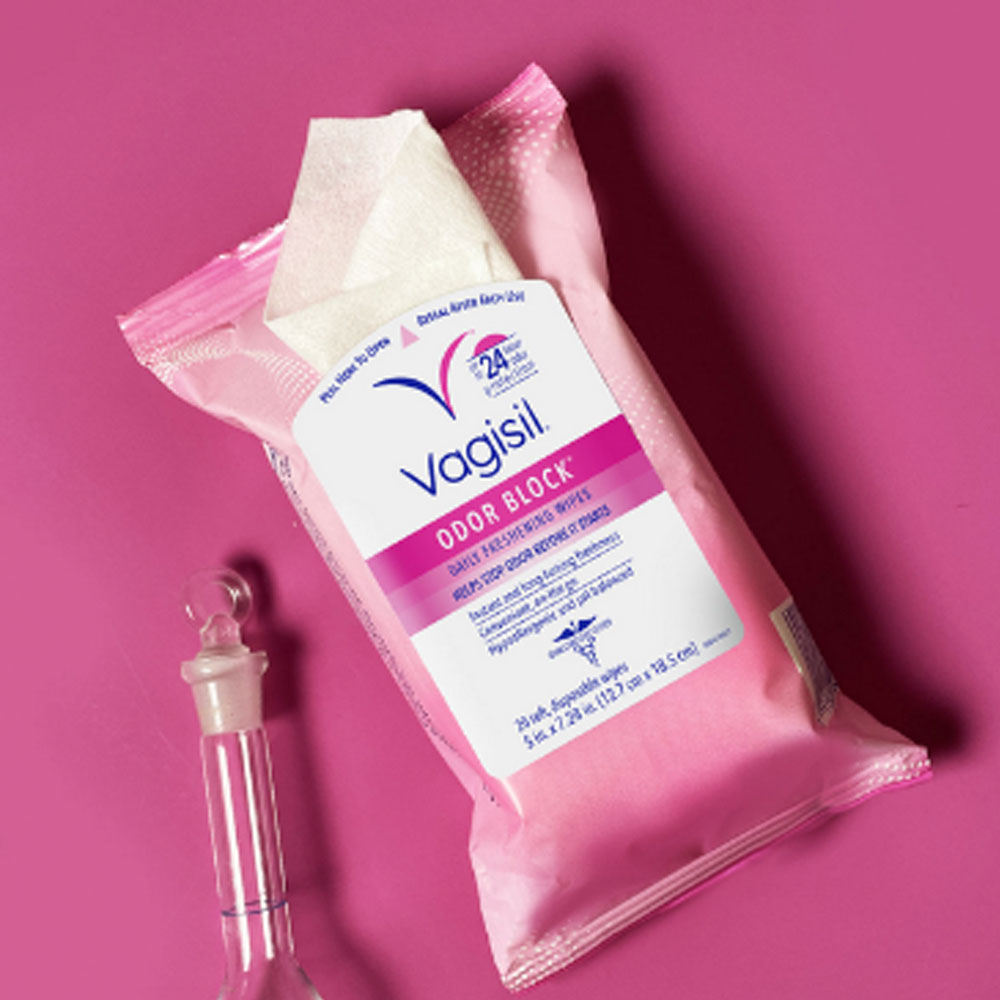 Vagisil Odor Block Wipes