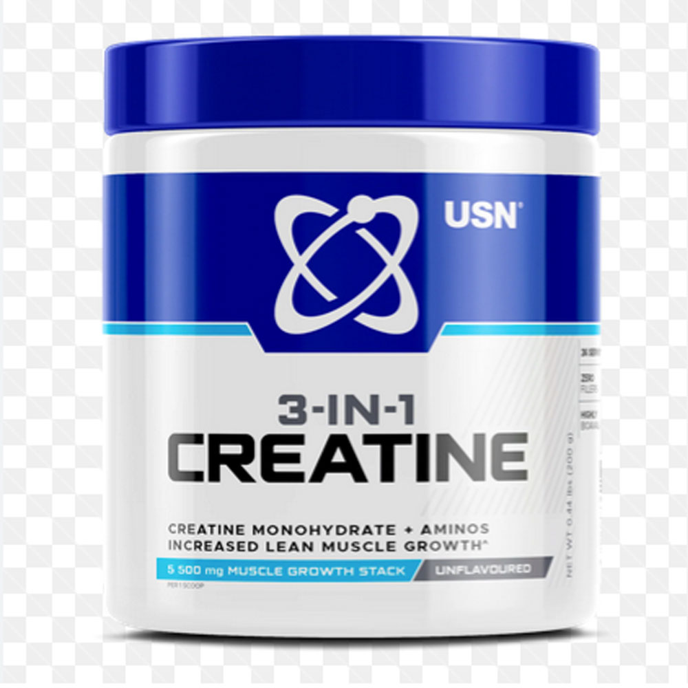 3 In 1 Creatine Monohydrate & Aminos Unflavoured 200g