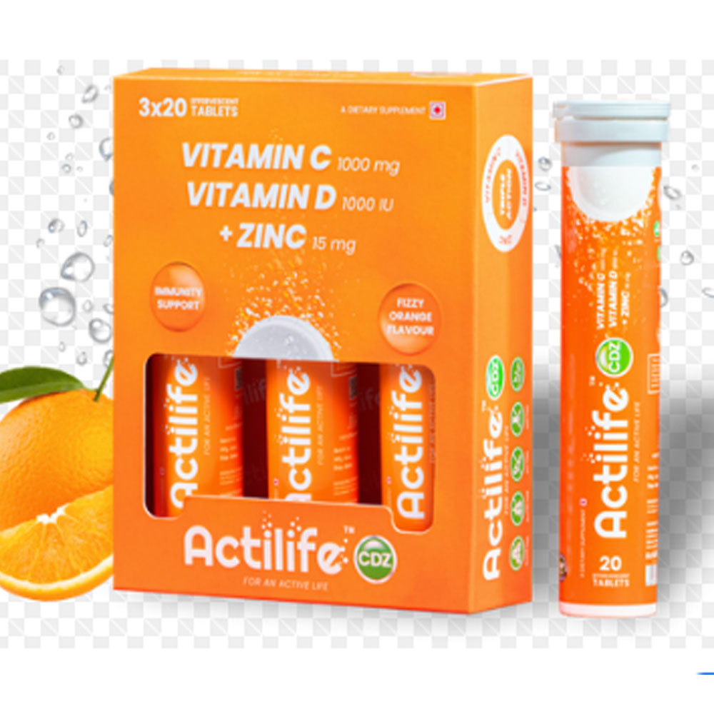 Actilife Cdz Effervescence Tabs 20s
