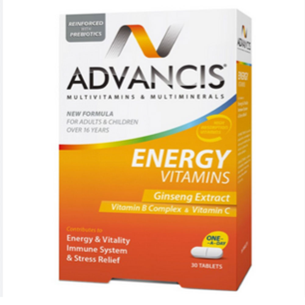 Advancis Energy Vitamins Tablets 30s