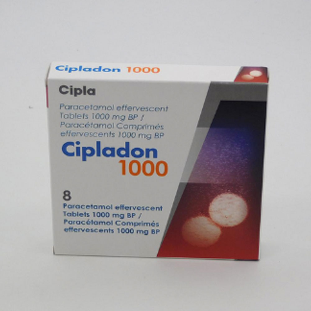 Cipladon 1000mg Eff Tablets 8s