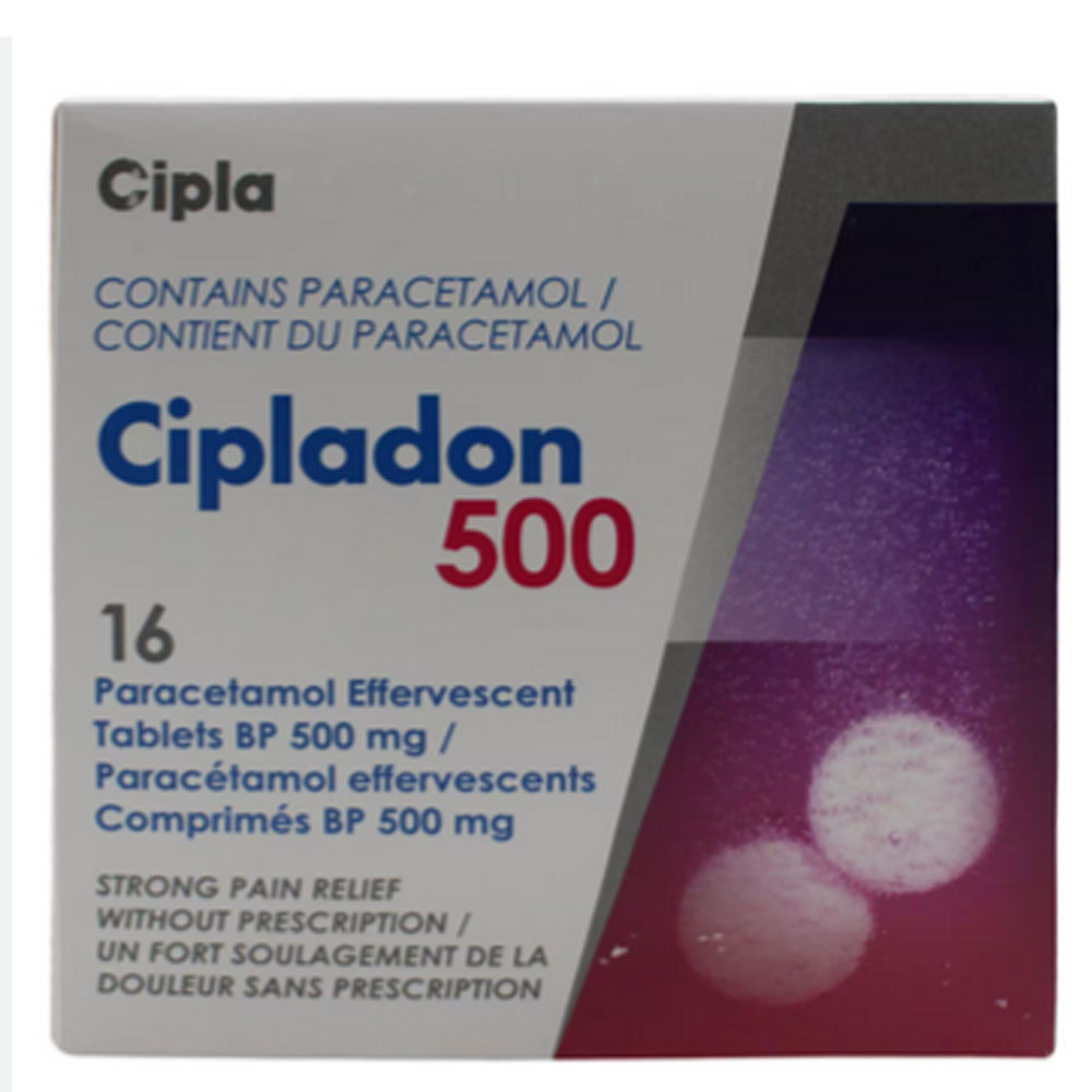 Cipladon 500mg Eff Tablets 16s