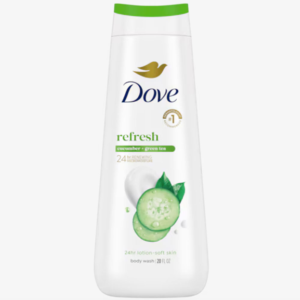 Dove Refreshing Body Wash Cucumber Green Tea