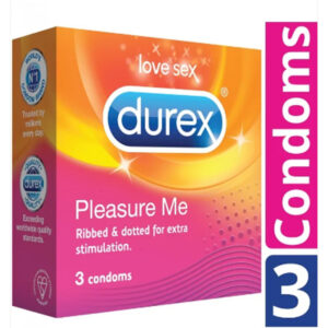 Durex Pleasure Me Condoms 3s