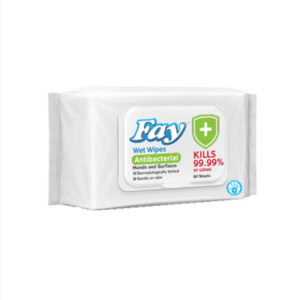Fay Anti Bacterial Wet Wipes 72s