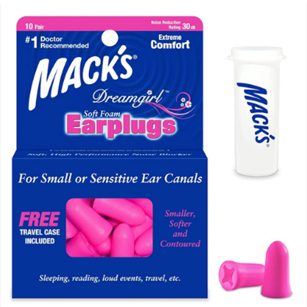 Mack's 933 Ear Plugs Dreamgirl-3pr(Foam)