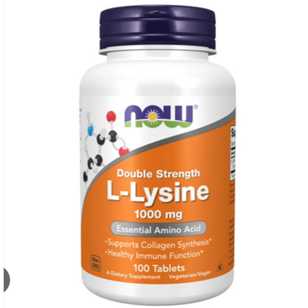 Now Lysine 1000mg Tabs 100s