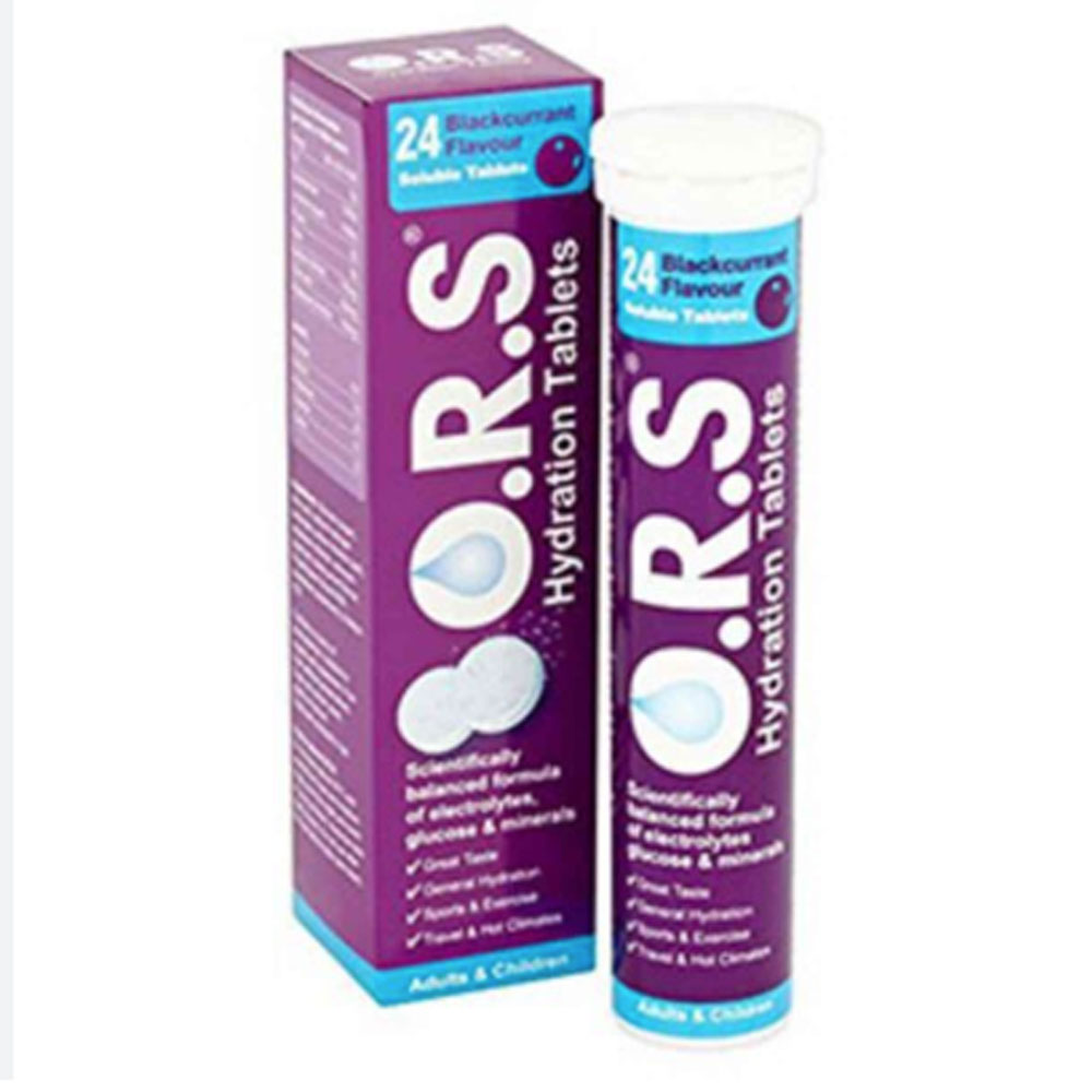Ors Hydration Tabs Blackcurrent 24s