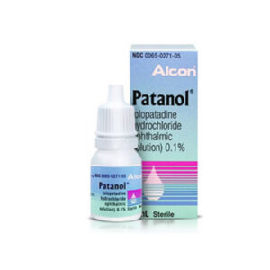 Patanol(Olopatadine) 0.1% Eye Drops