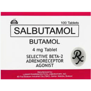 Salbutamol 4mg Tabs 100s