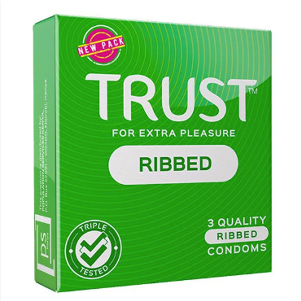 Trust Condoms Ribbed 24s