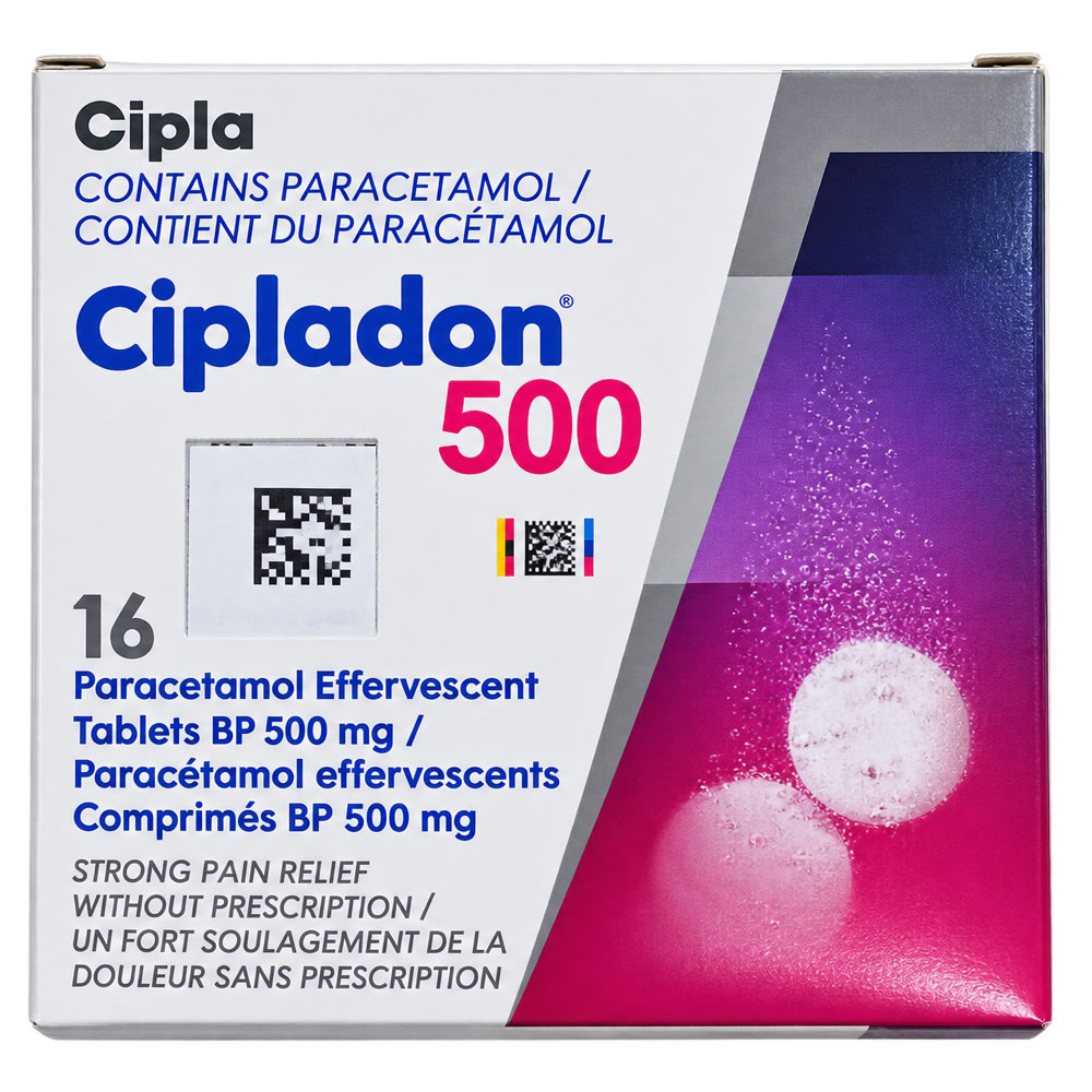 Cipladon 500mg Eff Tablets 16s