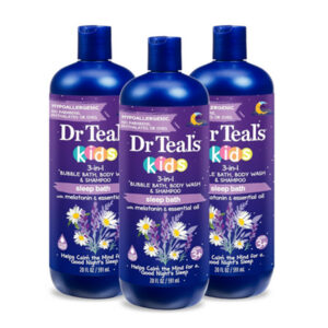 Dr. Teal's 3in1 Bath, Wash & Shampoo Sleep Bath 591ml