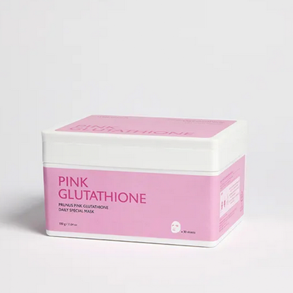 Milk Touch Glossy Moisture Pink Glutathione Daily Brightening Mask 30pcs