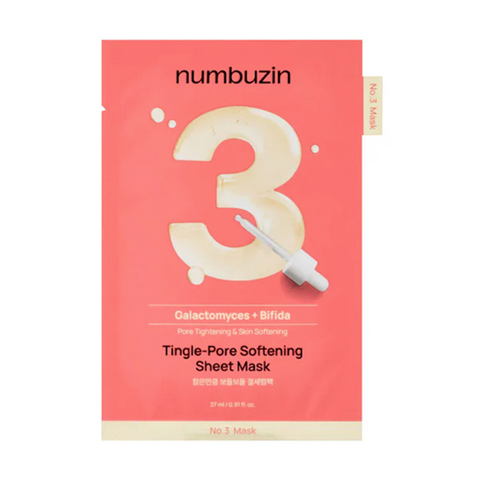 Numbuzin No.3 Tingle-Pore Softening Sheet Mask