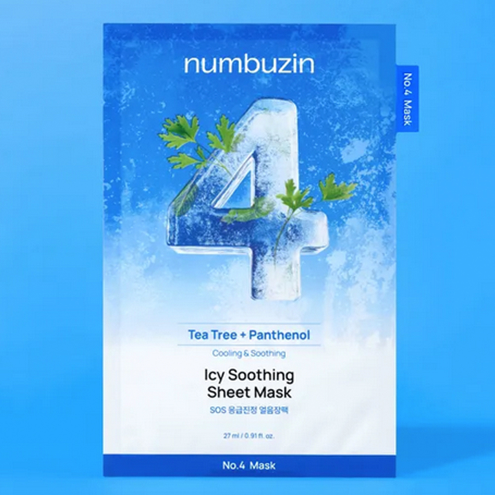 Numbuzin No.4 Icy Soothing Sheet Mask