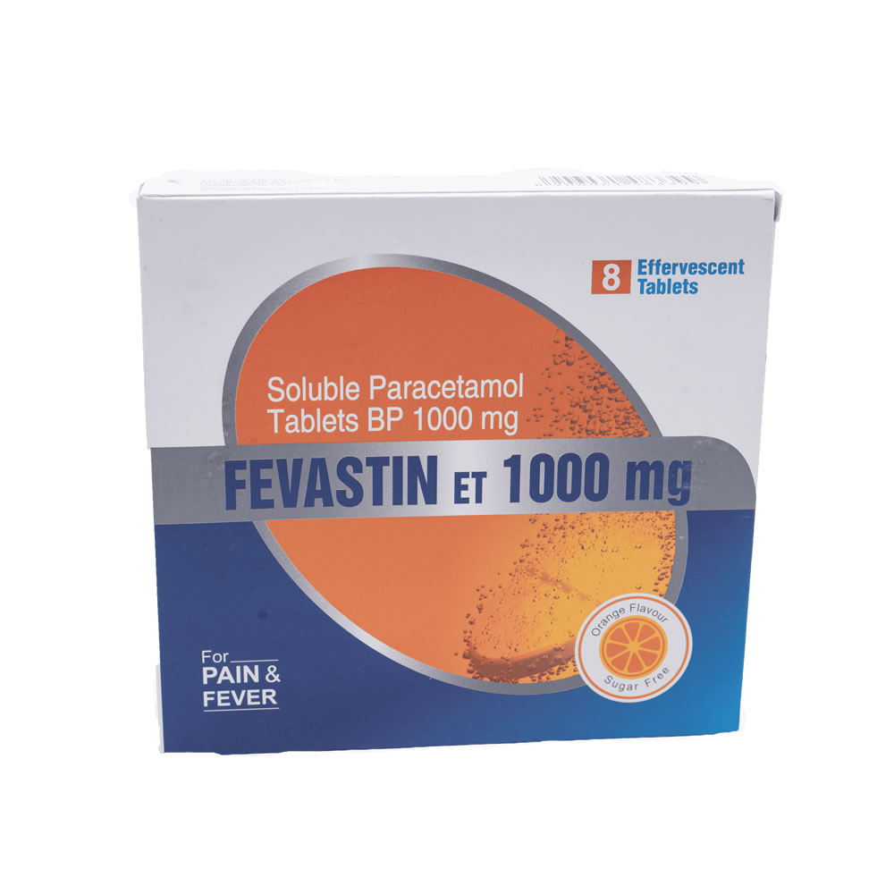 Fevastin ET 1000mg 8s