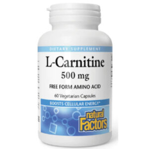 Natural Factors L-Carnitine 500mg caps 60s