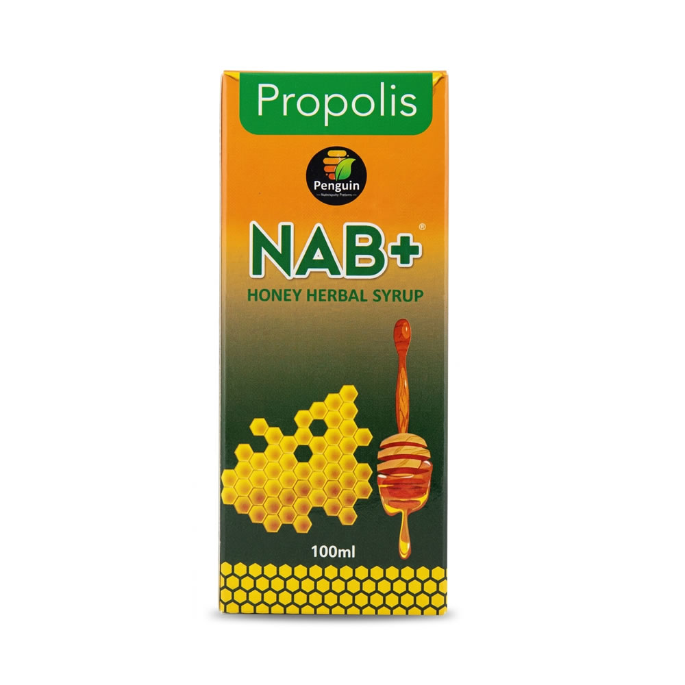 NaB + honey herbal syrup with propolis 100ml