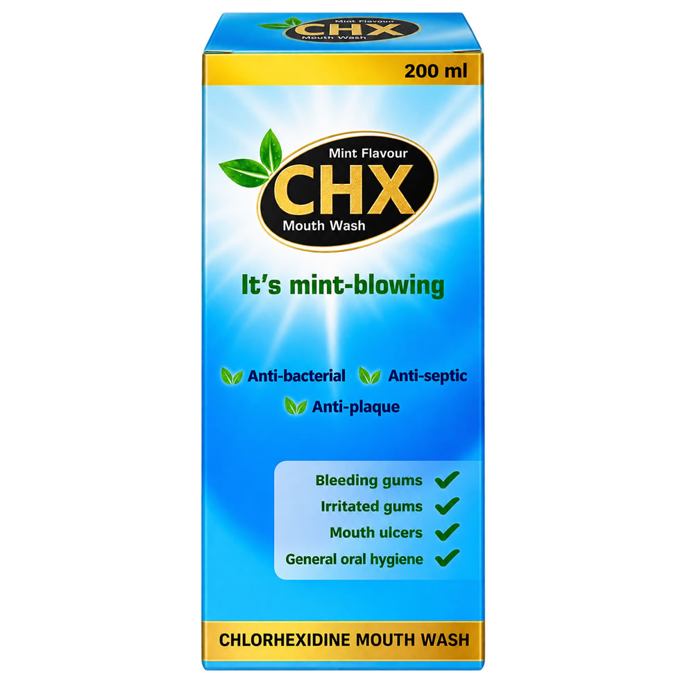 CHX MINT MOUTHWASH 200ML