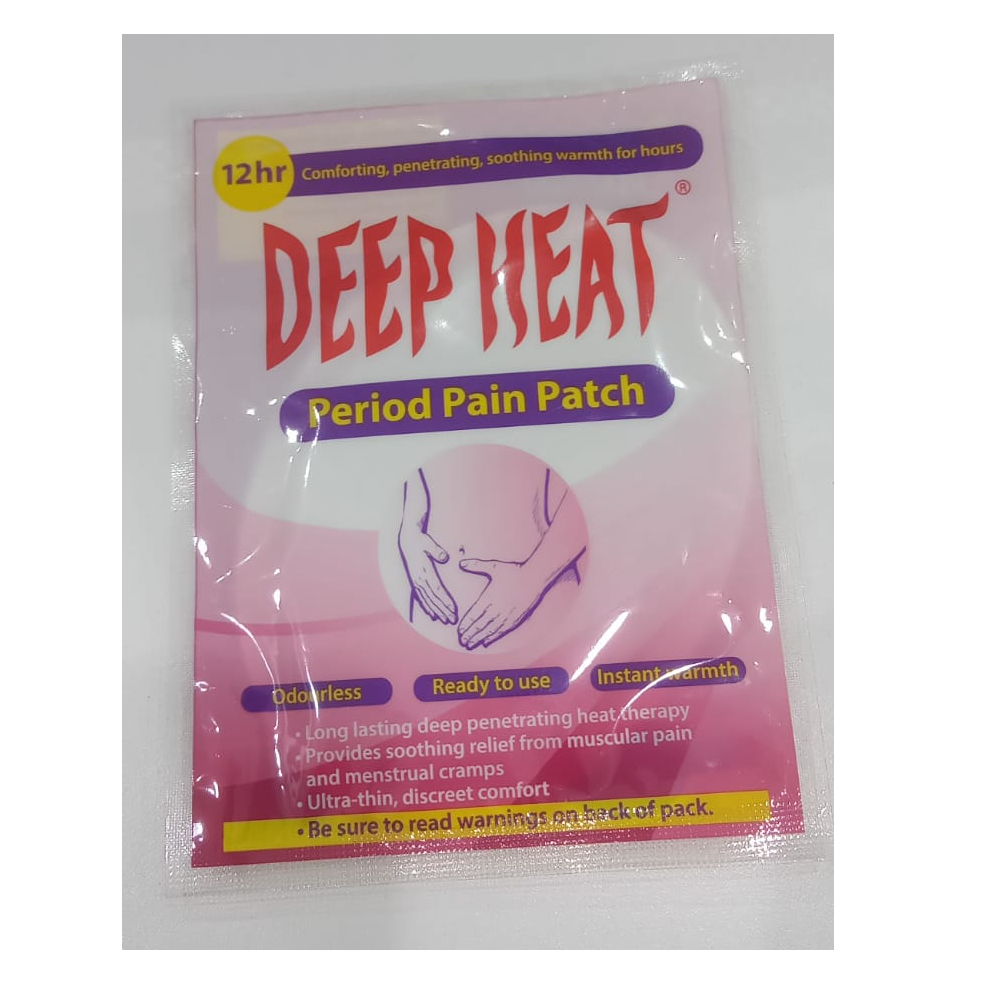 Deep heat period pain patch 1s