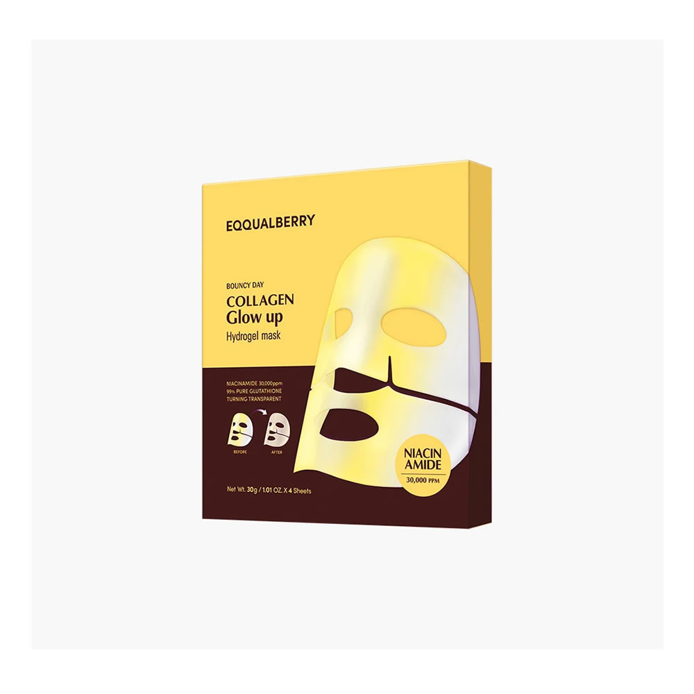 EQQUALBERRY COLLAGEN GLOW UP SHEET MASK
