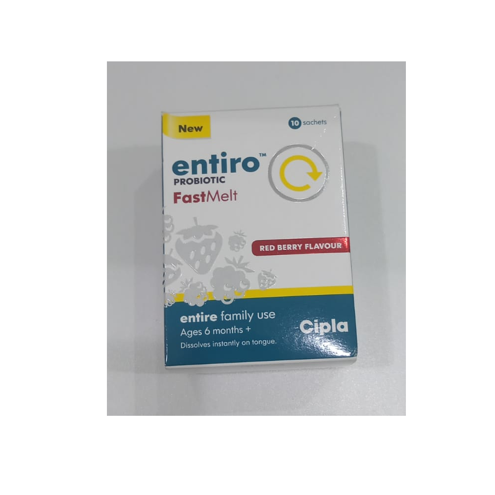Entiro fastmelt probiotics satchets 10s