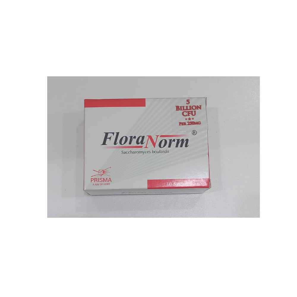 Floranorm 250mg saccharomyces boulardi satchets 10s