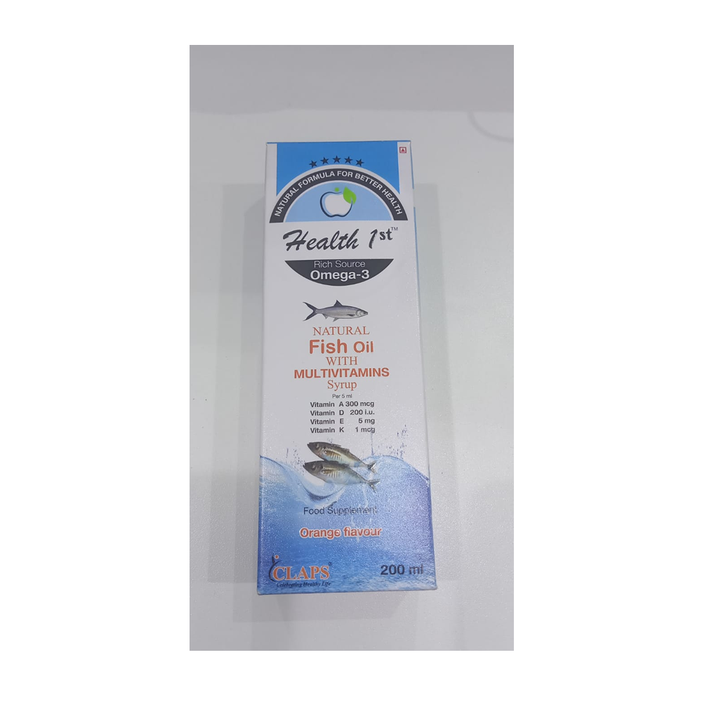 Health 1st Natural Fish Oil with Multivitamins Syrup