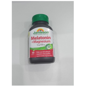 Jamieson melatonin with magnesium 5mg /150mg 60s