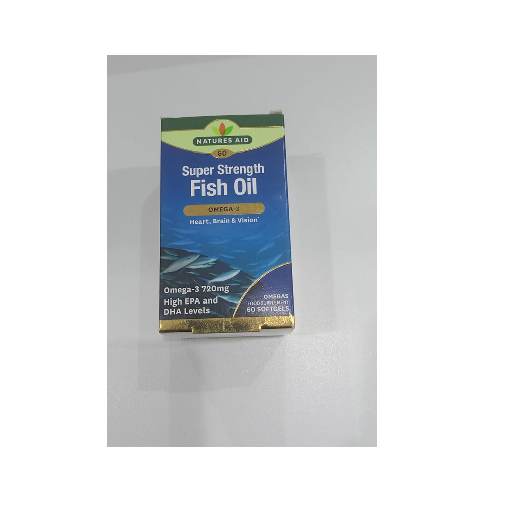 NA Super strength Omega 3 (1200mg fish oil) 60s
