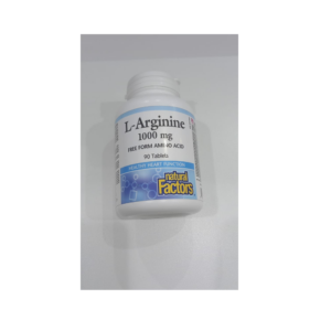 Natural Factors L-Arginine 1000mg tabs 90s