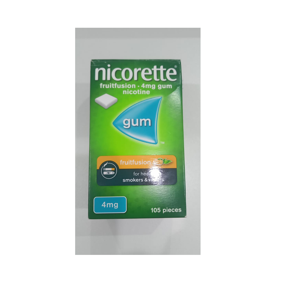 Nicorette 4mg fruitfuison tabs 105s