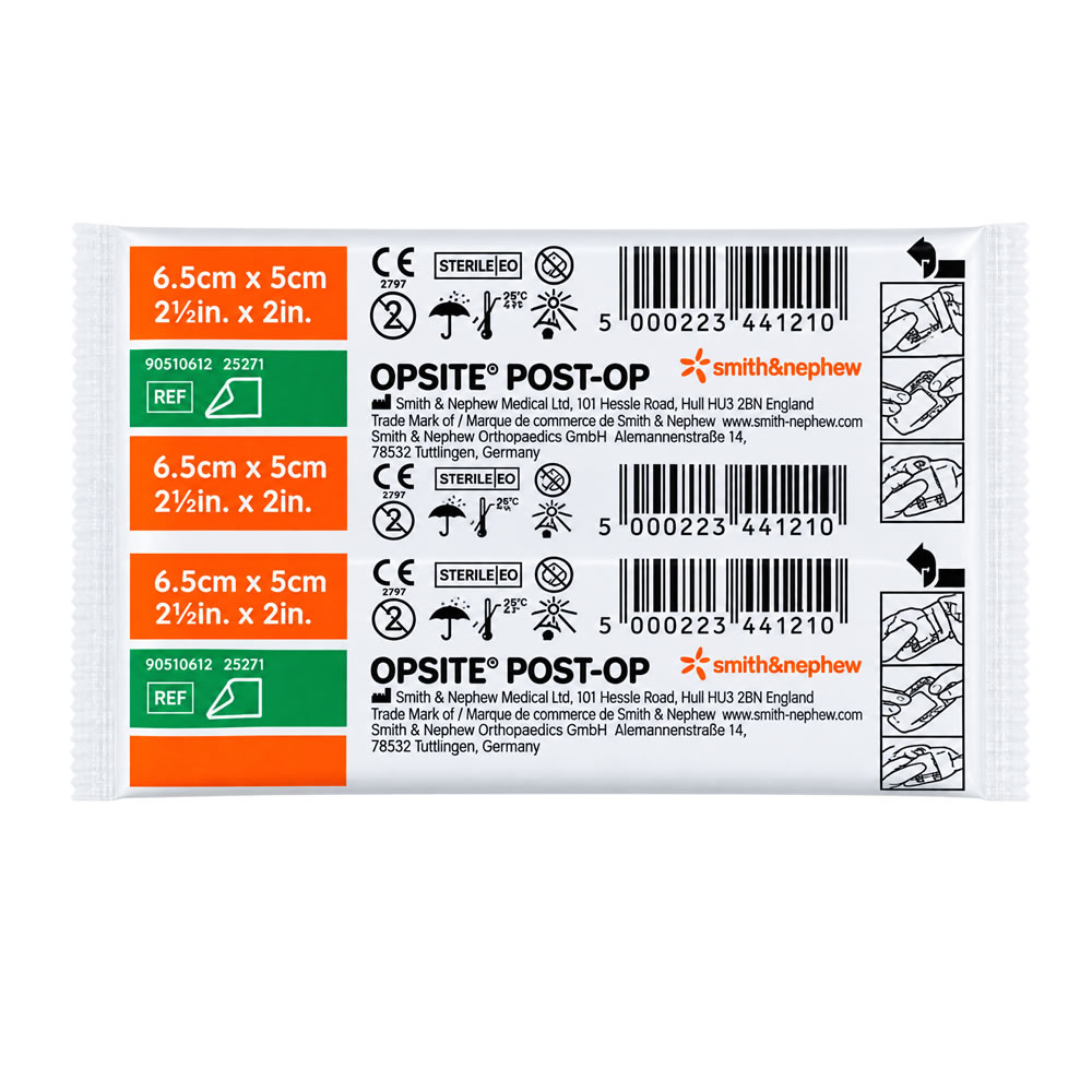 Opsite post op 6.5cm*5cm