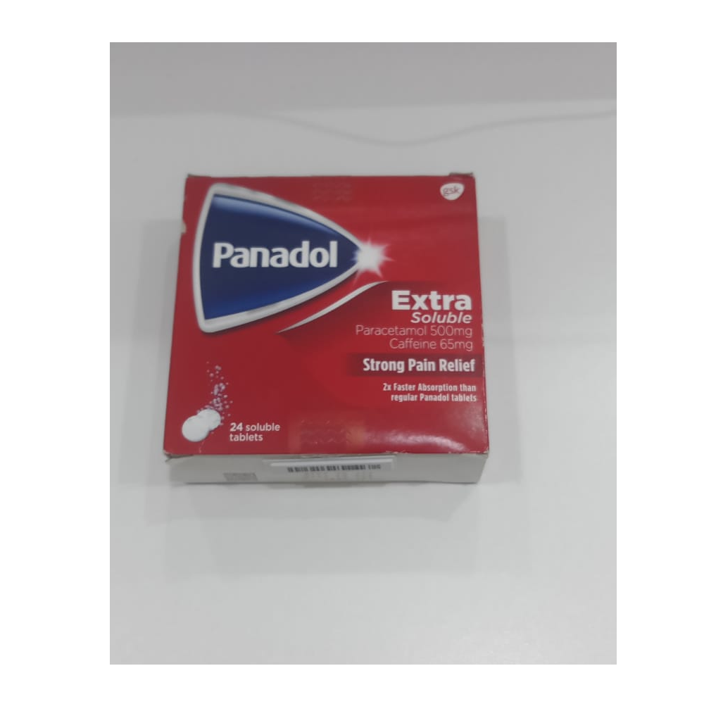 Panadol extra soluble 500mg tablets 24s