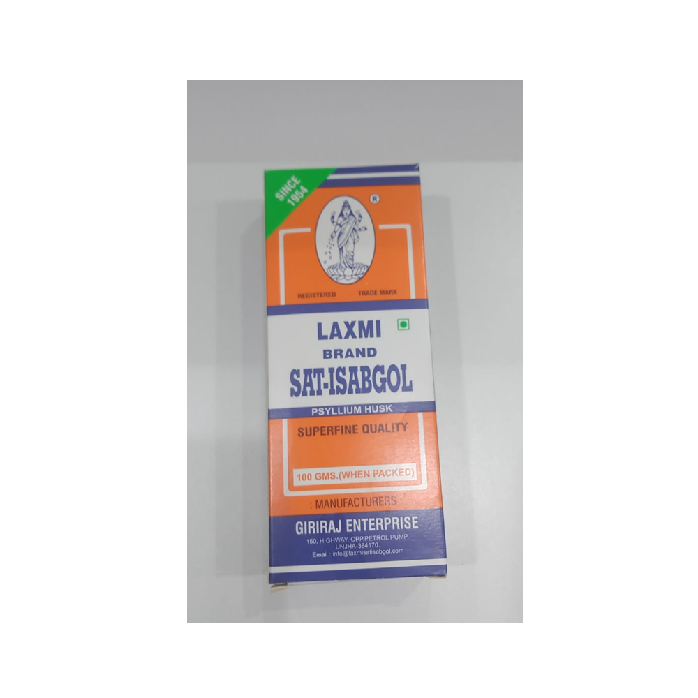 Sat-Isabgol (psyllium husk) Laxmi brand 100gm