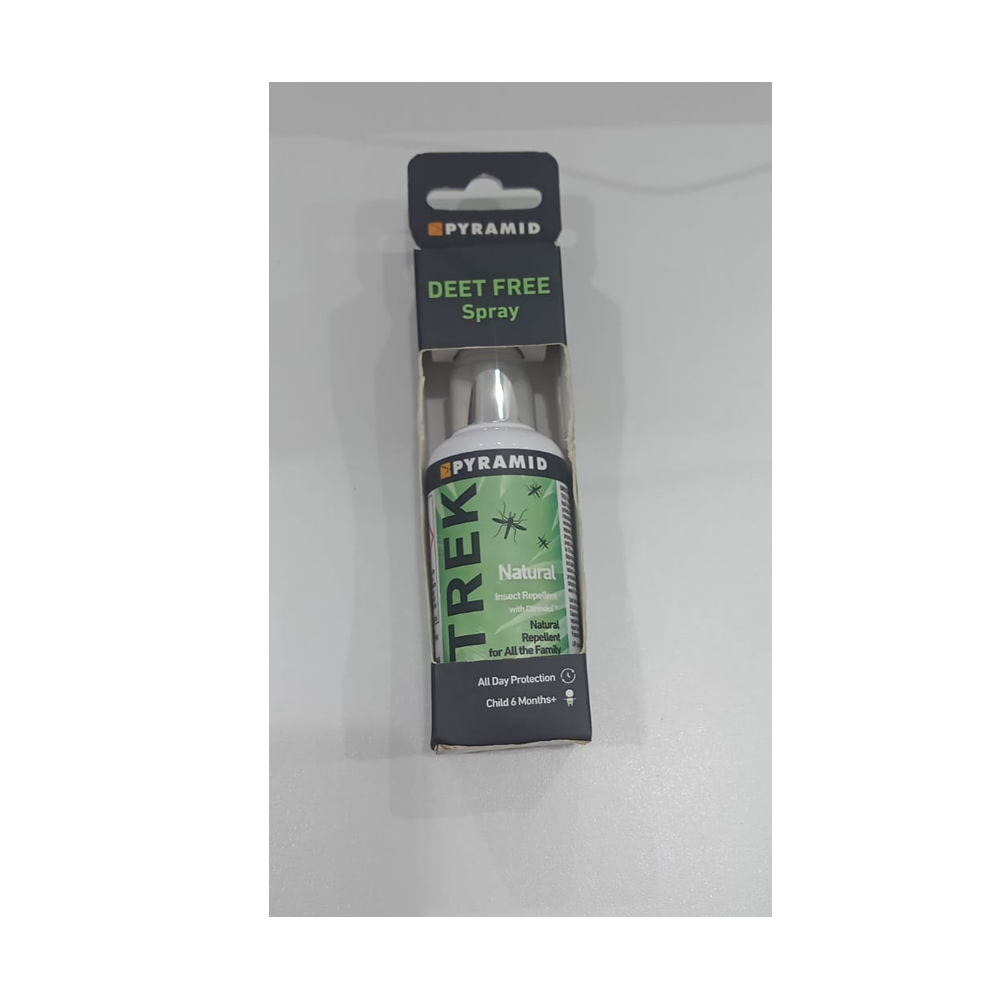 Trek deet free natural pump insect repellent spray 60ml