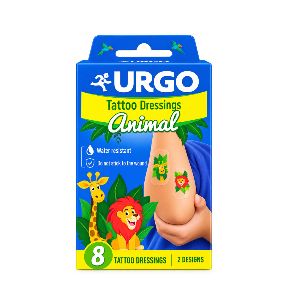 Urgo animal tattoo dressing 8s